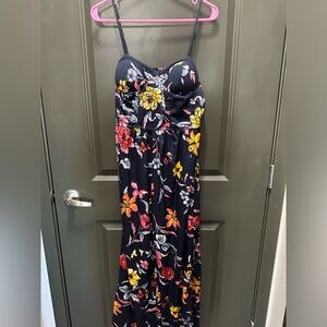 Floral print jumpsuit